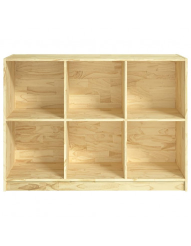 Libreria 104x33x76 cm in Legno Massello di Pino