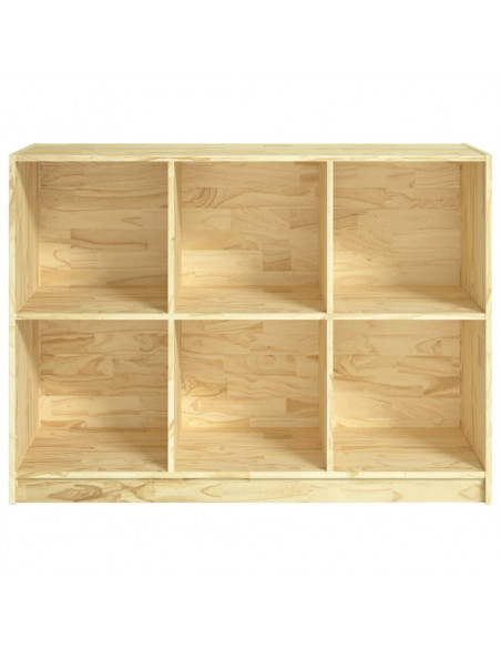 Libreria 104x33x76 cm in Legno Massello di Pino
