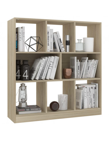 Libreria Rovere Sonoma 97,5x29,5x100 cm in Legno Multistrato