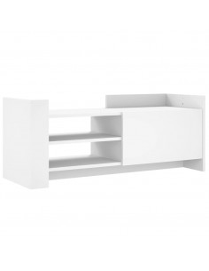 Mobile Porta TV Bianco 100x35x40 cm in Legno Multistrato 2