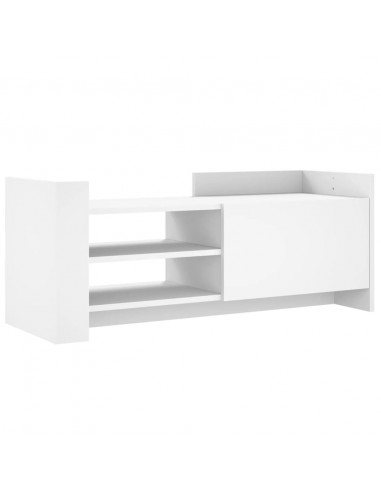 Mobile Porta TV Bianco 100x35x40 cm in Legno Multistrato