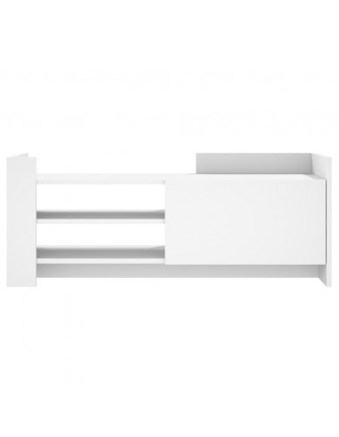 Mobile Porta TV Bianco 100x35x40 cm in Legno Multistrato