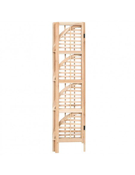 Scaffale ad Angolo in Legno di Cedro 27x27x110 cm