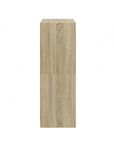 Credenza con Ante Rovere Sonoma 68x37x109 cm Legno Multistrato