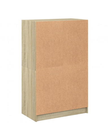 Credenza con Ante Rovere Sonoma 68x37x109 cm Legno Multistrato