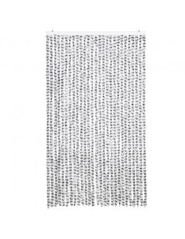 Tenda Antimosche Grigio Chiaro e Grigio Scuro in Ciniglia