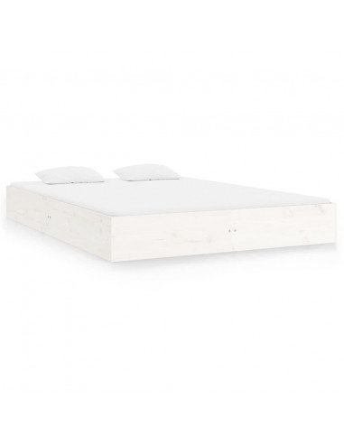 Giroletto Bianco in Legno Massello 140x200 cm