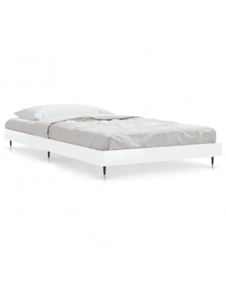 Giroletto Bianco Lucido 90x190 cm in Legno Multistrato