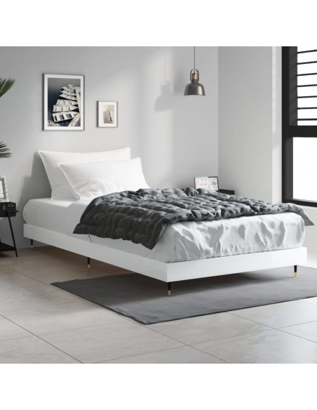 Giroletto Bianco Lucido 90x190 cm in Legno Multistrato