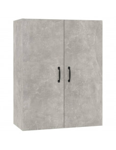 Mobile Pensile Grigio Cemento 69,5x34x90cm in Legno Multistrato 2