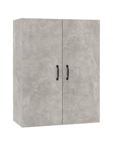 Mobile Pensile Grigio Cemento 69,5x34x90cm in Legno Multistrato