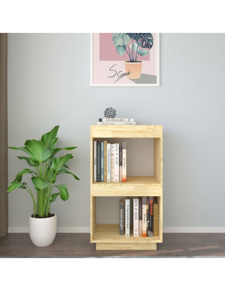 Libreria 40x35x71 cm in Legno Massello di Pino