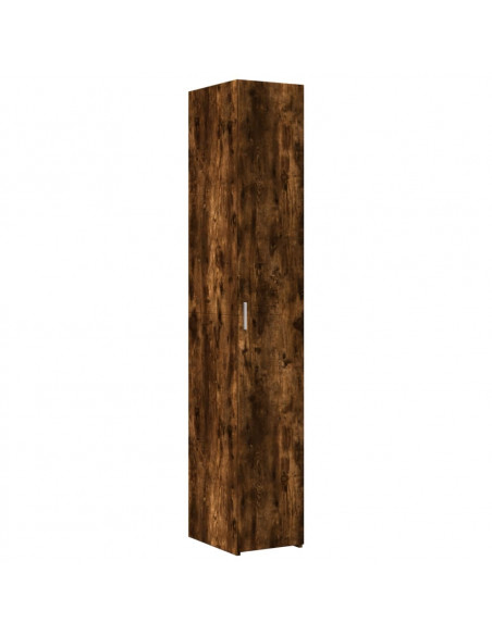 Credenza Rovere Fumo 30x42,5x185 cm in Legno Multistrato