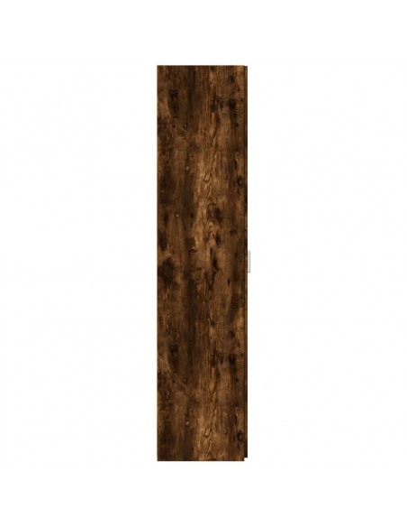 Credenza Rovere Fumo 30x42,5x185 cm in Legno Multistrato