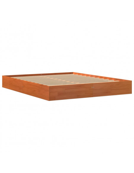 Giroletto Marrone Cera 150x200 cm in Legno Massello di Pino
