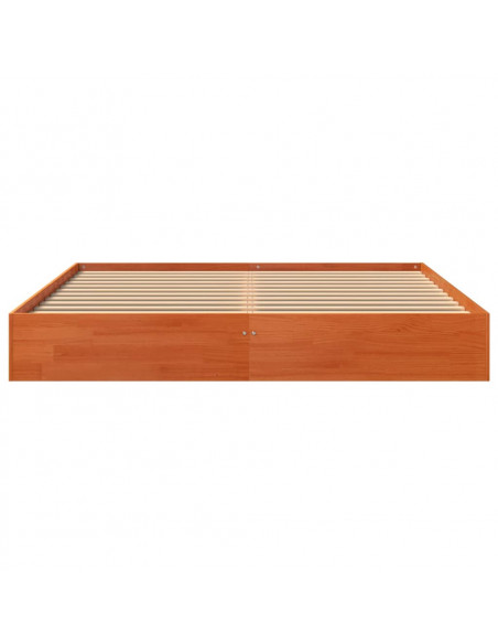 Giroletto Marrone Cera 150x200 cm in Legno Massello di Pino