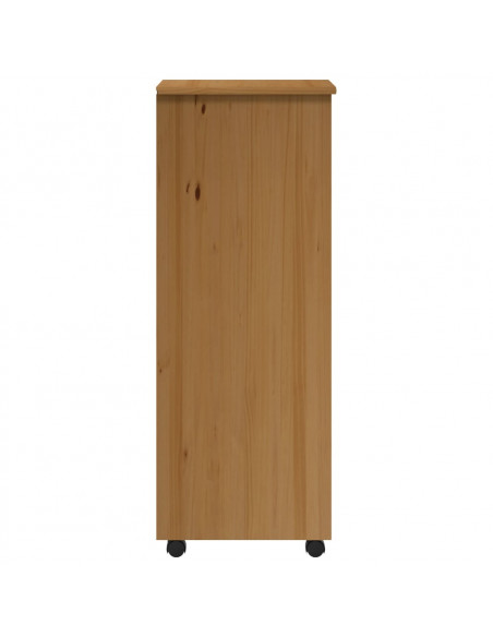 Armadietto Rotante con Cassetti MOSS Miele Legno Massello Pino