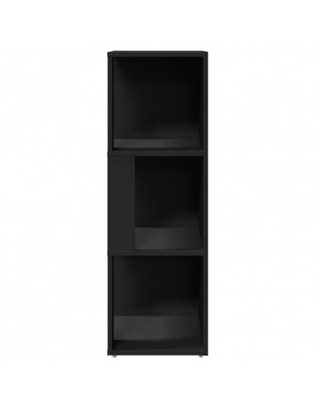 Armadio Angolare Nero 33x33x100 cm in Truciolato
