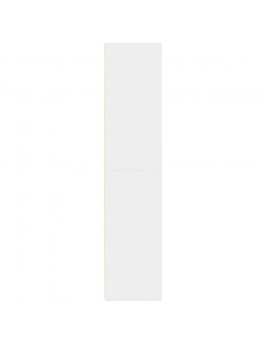 Credenza Bianca 50x41x185 cm in Legno Multistrato