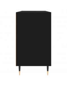 Mobile da Bagno Nero 80x33x60 cm in Legno Multistrato 2