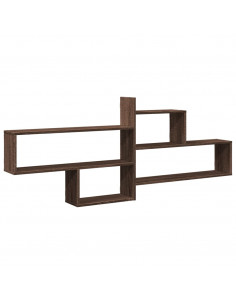 Mensola a Parete Rovere Marrone 167,5x18x68 cm in Truciolato 2