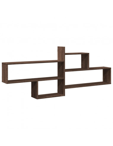 Mensola a Parete Rovere Marrone 167,5x18x68 cm in Truciolato