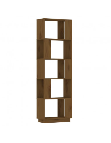 Libreria/Divisorio Miele 51x25x163,5 cm Legno Massello