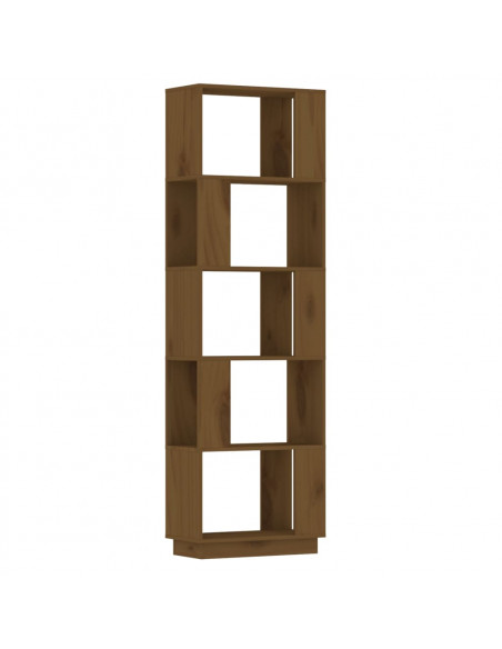 Libreria/Divisorio Miele 51x25x163,5 cm Legno Massello