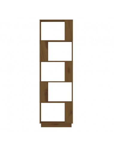 Libreria/Divisorio Miele 51x25x163,5 cm Legno Massello