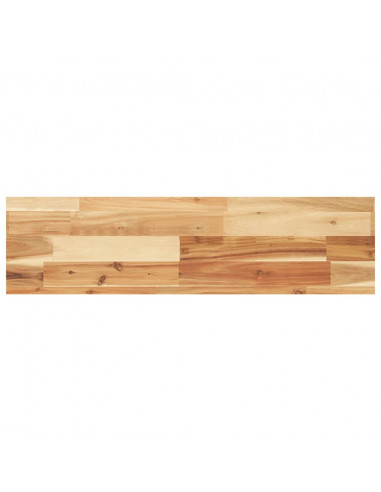 Ripiano a Parete 80x20x4 cm Legno Massello Acacia Rifinito Olio