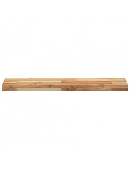 Ripiano a Parete 80x20x4 cm Legno Massello Acacia Rifinito Olio