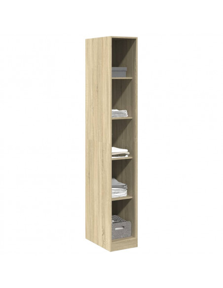 Armadio Rovere Sonoma 30x50x200 cm in Legno Multistrato
