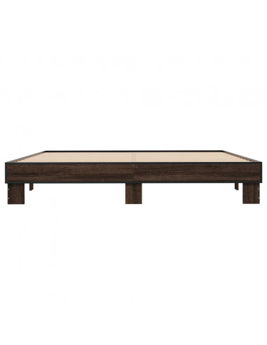 Giroletto Rovere Marrone 180x200cm in Legno Multistrato Metallo