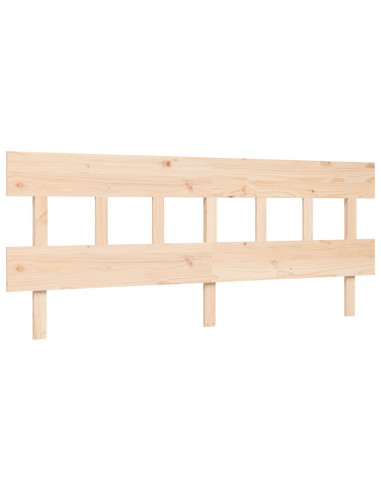 Giroletto con Testiera Super King Size in Legno Massello