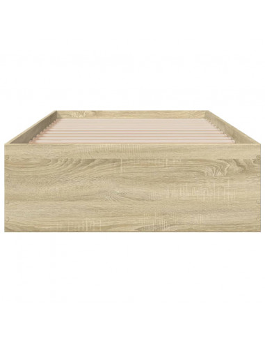 Giroletto Cassetti Rovere Sonoma 90x200 cm Legno Multistrato