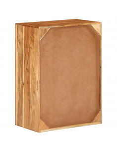 Cassettiera 55x33x75 cm in Legno Massello di Acacia 2