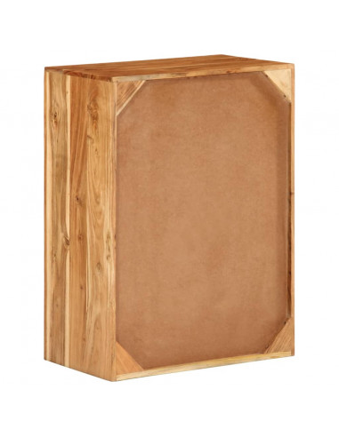 Cassettiera 55x33x75 cm in Legno Massello di Acacia