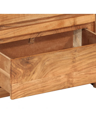 Cassettiera 55x33x75 cm in Legno Massello di Acacia