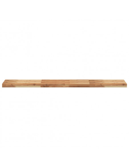 Ripiano a Parete 120x30x4cm Legno Massello Acacia Rifinito Olio