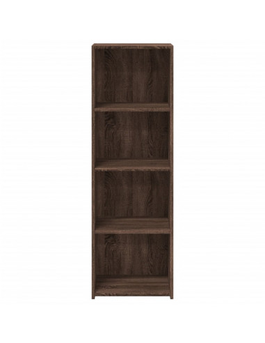 Credenza Rovere Marrone 40x41x124cm in Legno Multistrato