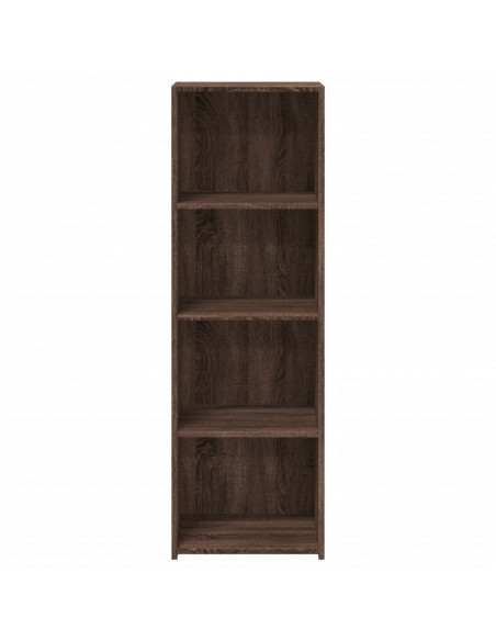 Credenza Rovere Marrone 40x41x124cm in Legno Multistrato