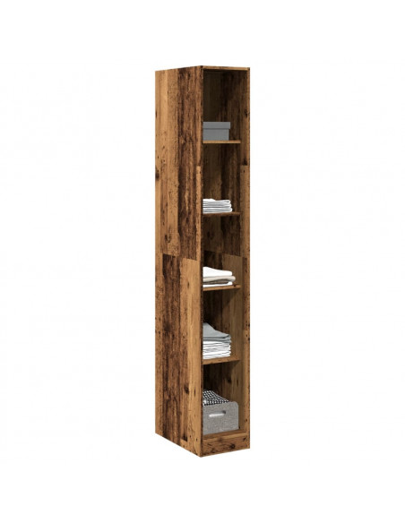 Armadio Legno Antico 30x50x200 cm in Legno Multistrato