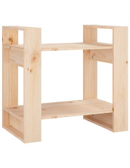 Libreria/Divisorio 60x35x57 cm in Legno Massello di Pino