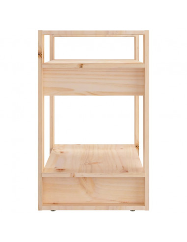 Libreria/Divisorio 60x35x57 cm in Legno Massello di Pino