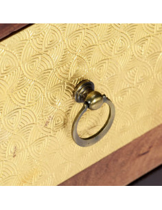 Credenza 40x30x110 cm in Legno Massello di Acacia 2