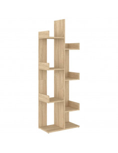 Libreria Rovere Sonoma 48x25,5x140 cm in Truciolato 2