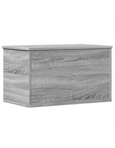 Contenitore Portaoggetti Grigio Sonoma 60x35x35 cm Truciolato 2