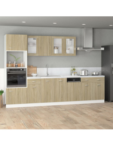 Mobile Pensile Rovere Sonoma 29,5x31x60 cm in Legno Multistrato