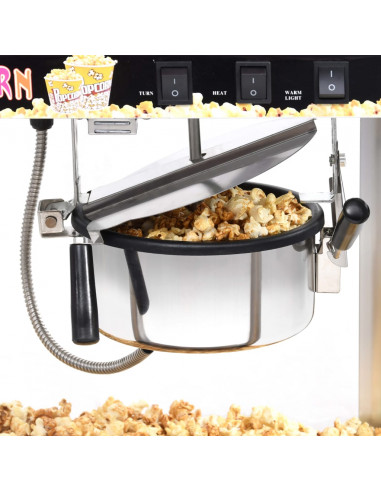 Macchina per Popcorn con Pentola in Teflon 1400 W