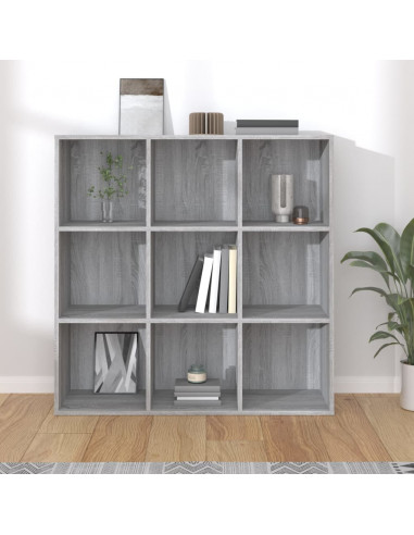 Libreria Grigio Sonoma 98x29x97,5 cm